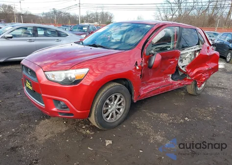 2011 Mitsubishi Outlander Sport Es from USA, damaged, VIN JA4AP3AU3BZ014471